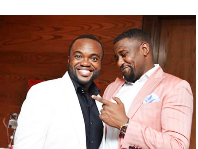 Fred Nuamah with John Dumelo