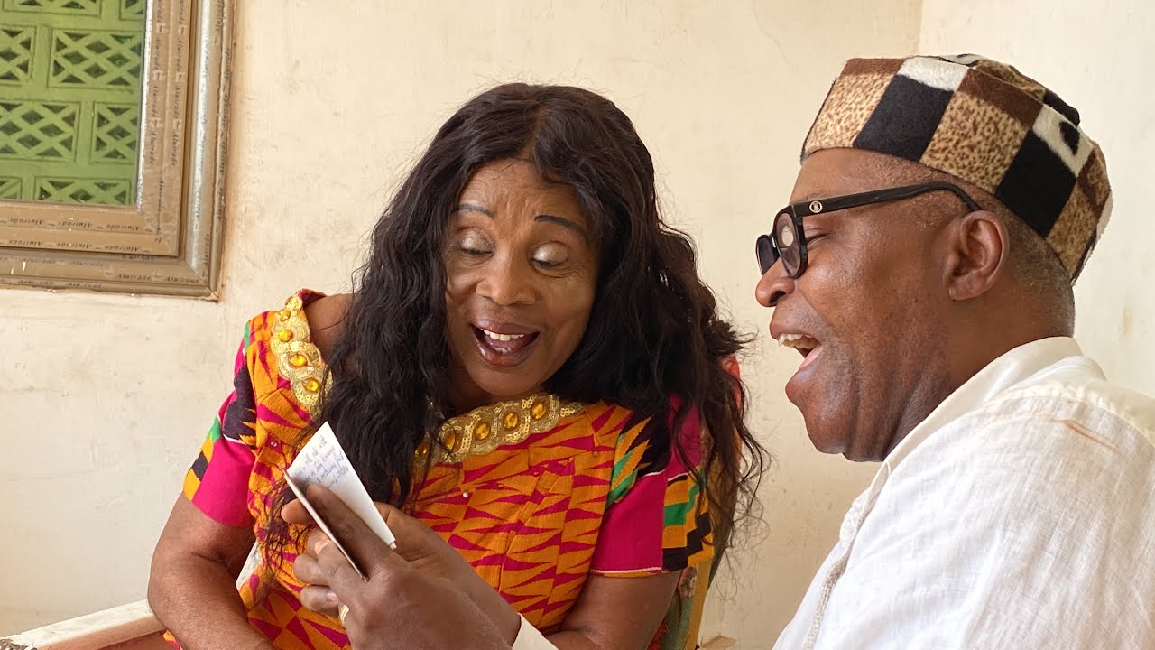 Grace Omaboe with Dvaid Dontoh - two veteran Ghanaian actors