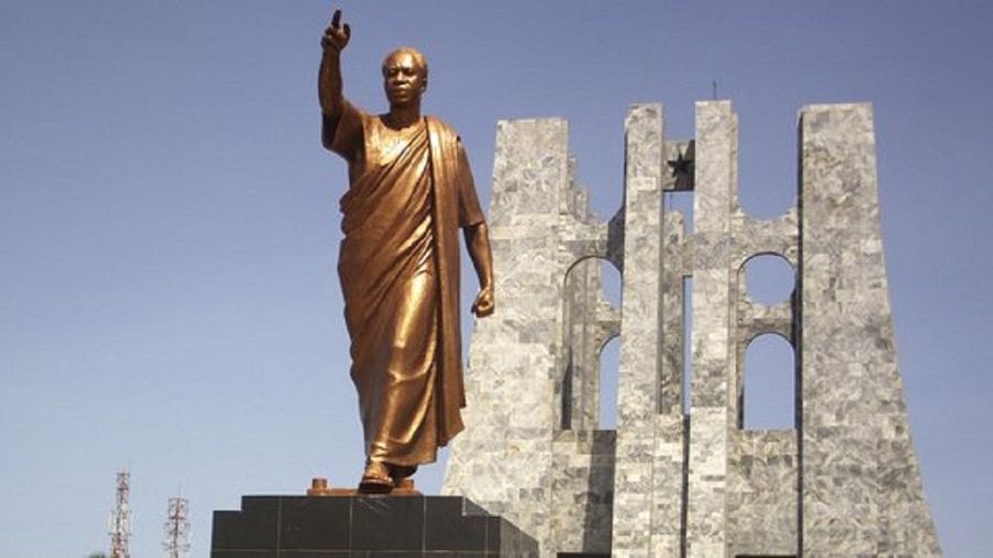 Statue of Kwame Nkrumah - first President of Ghana
