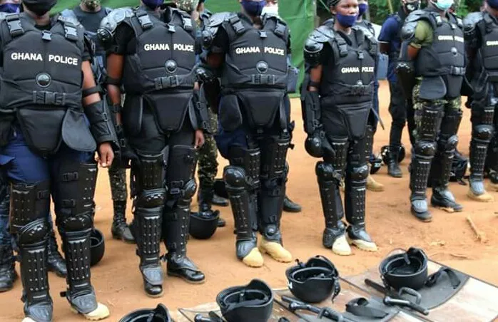 personnel of the Ghana Police Service