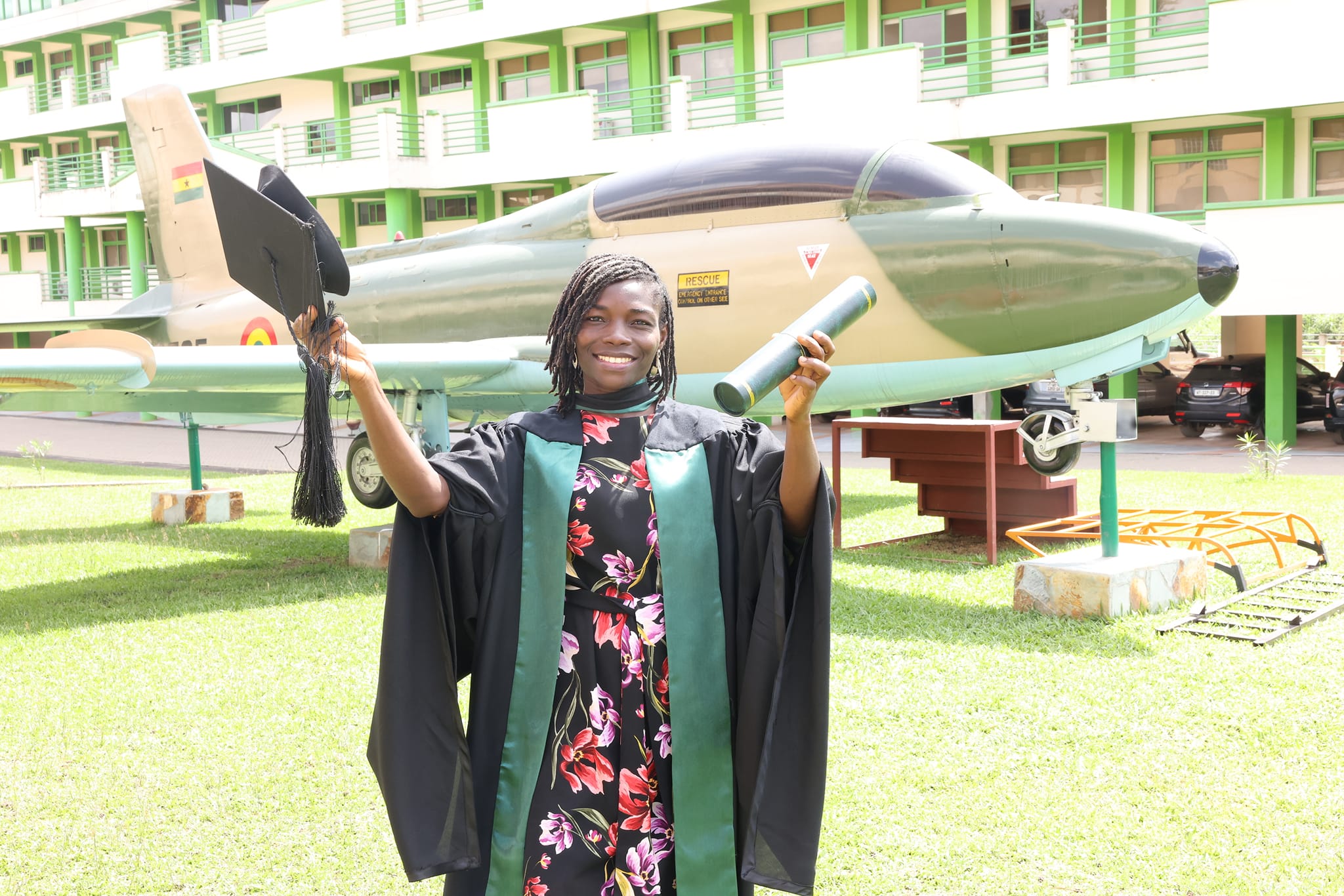 Mrs Lydia Abayie Acquah - hearing-impaired student of UMaT graduates with a CWA of 76.8%