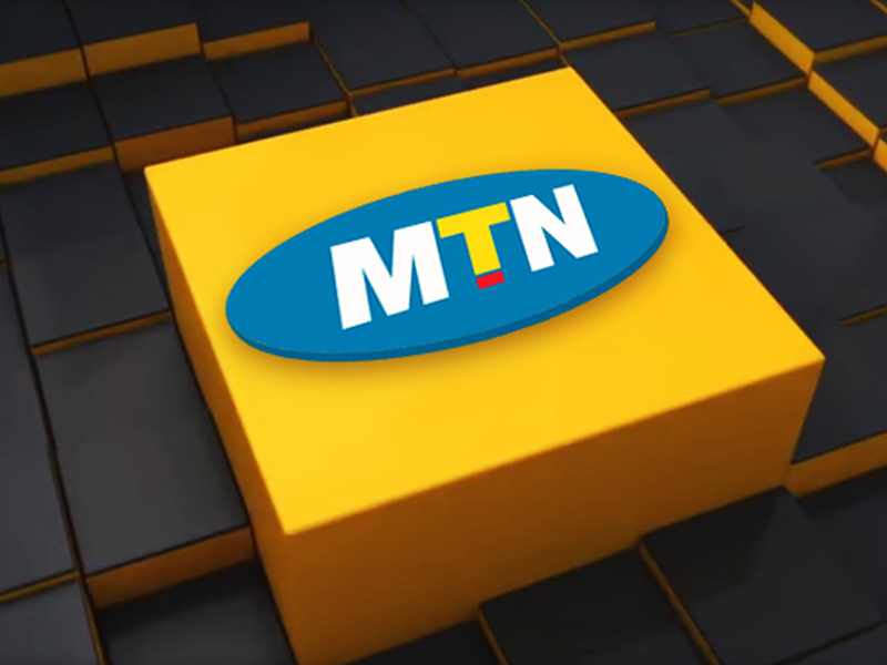 MTN Logo. The company suspended the Data zone bundle services