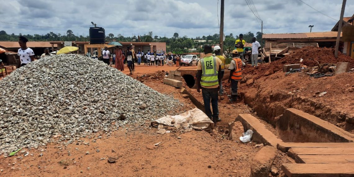 Road project started at Assin North soon after EC announced the date for the by-election