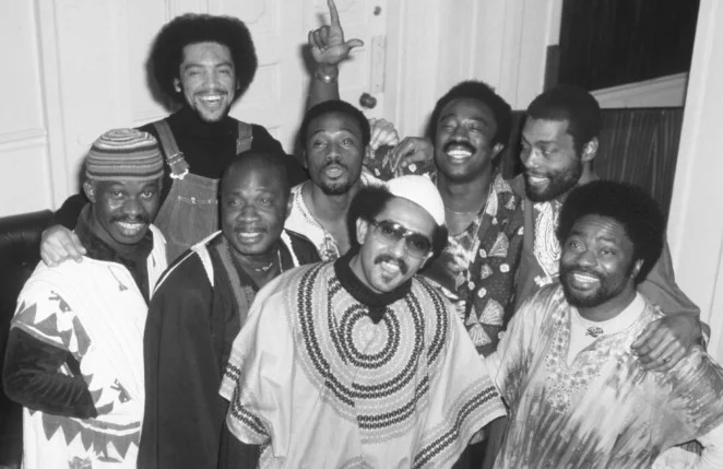 Osibisa band members in a group photo