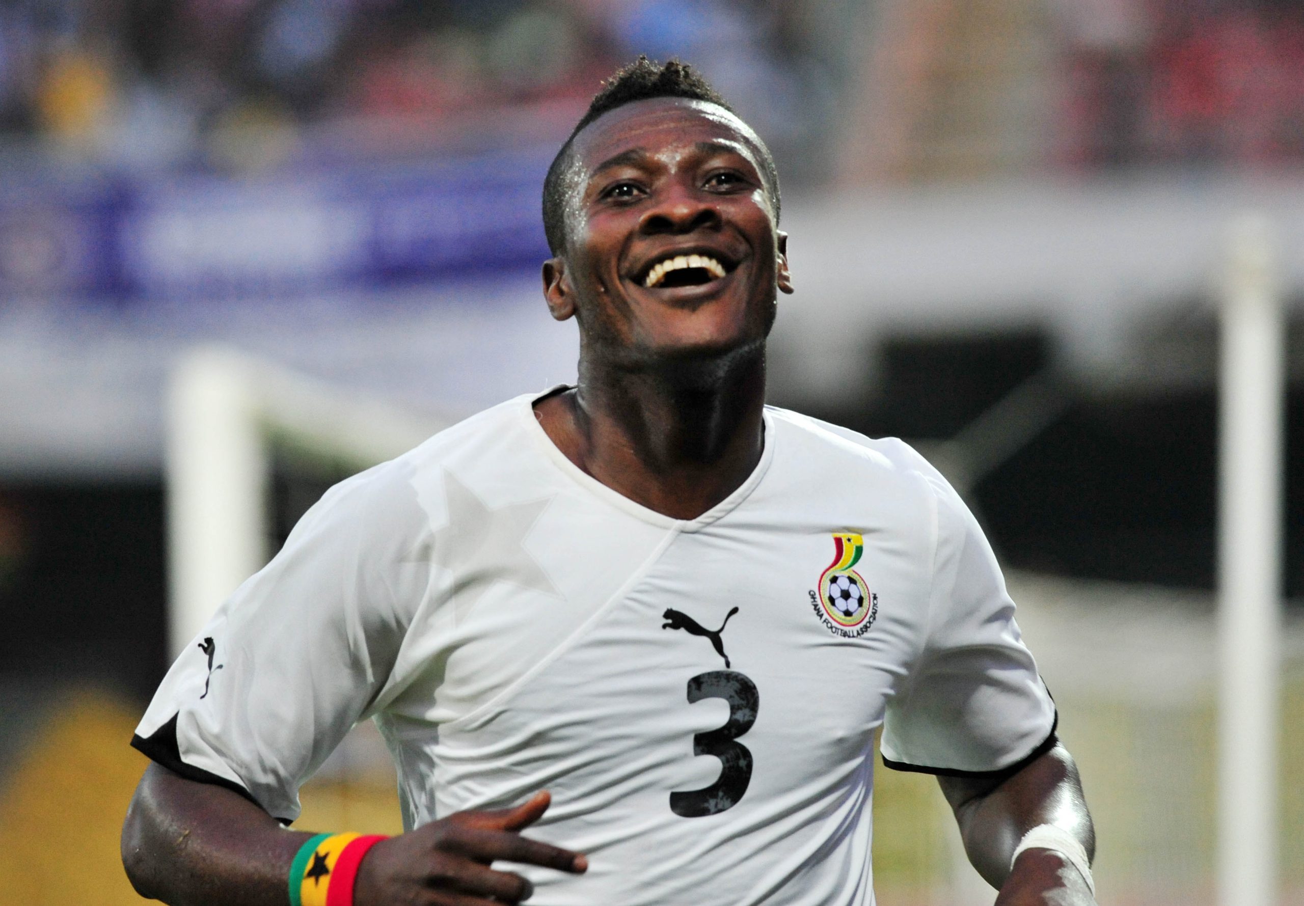 Asamoah Gyan - former Black Stars striker.