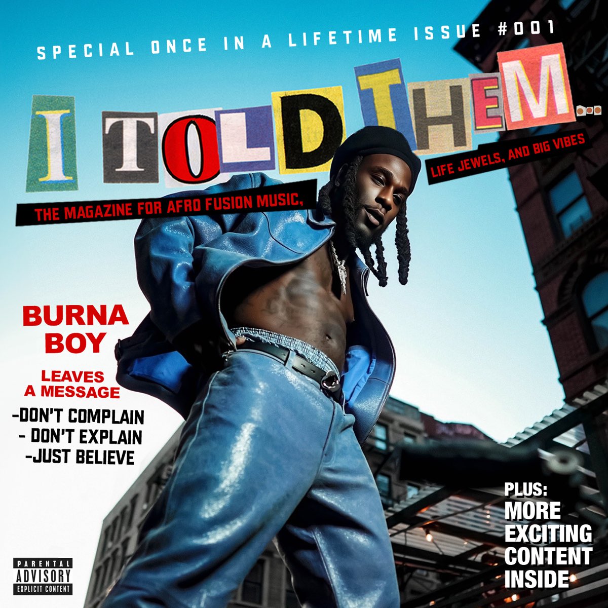 album art of the I TOLD THEM album by Burna Boy