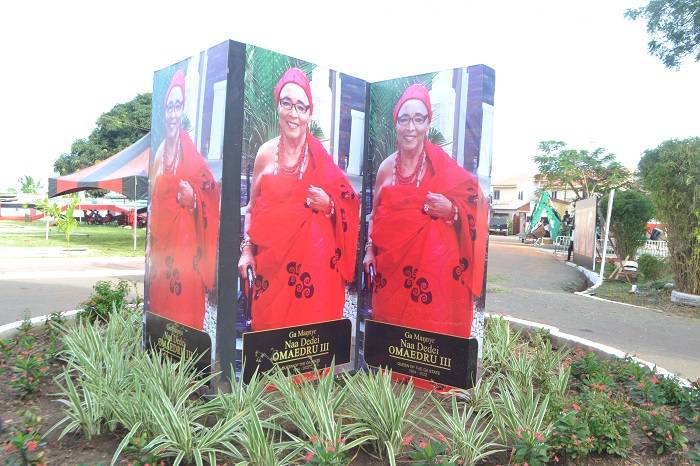 Billboards of the late Ga Manye Naa Dedei Omaedru III
