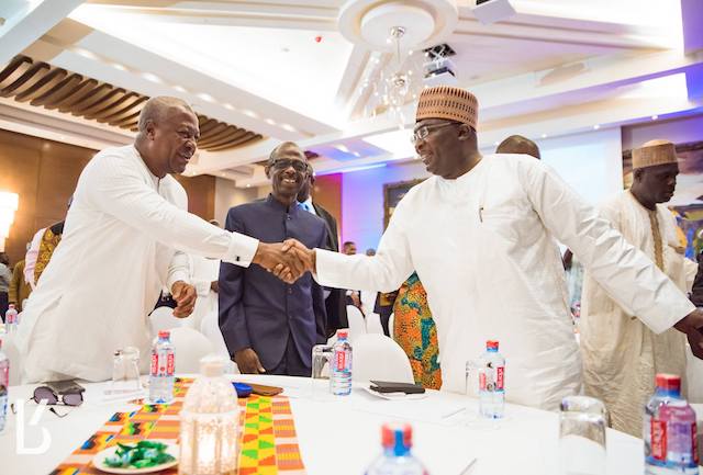 John Dramani Mahama and Dr Mahamudu Bawumia have been advised by the Yaa-Naa to see each other as brothers.