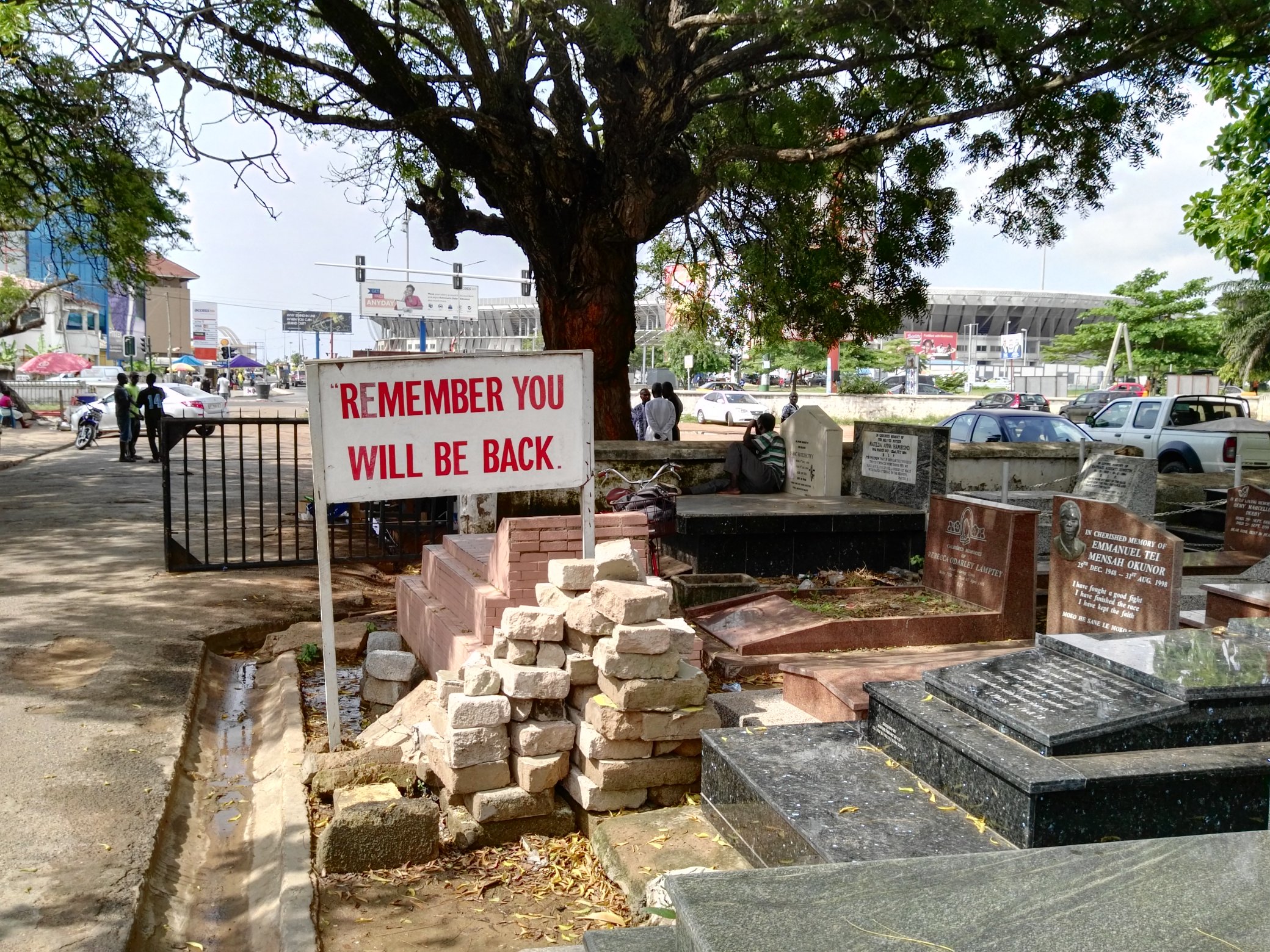 Graves at the Osu Cemetry