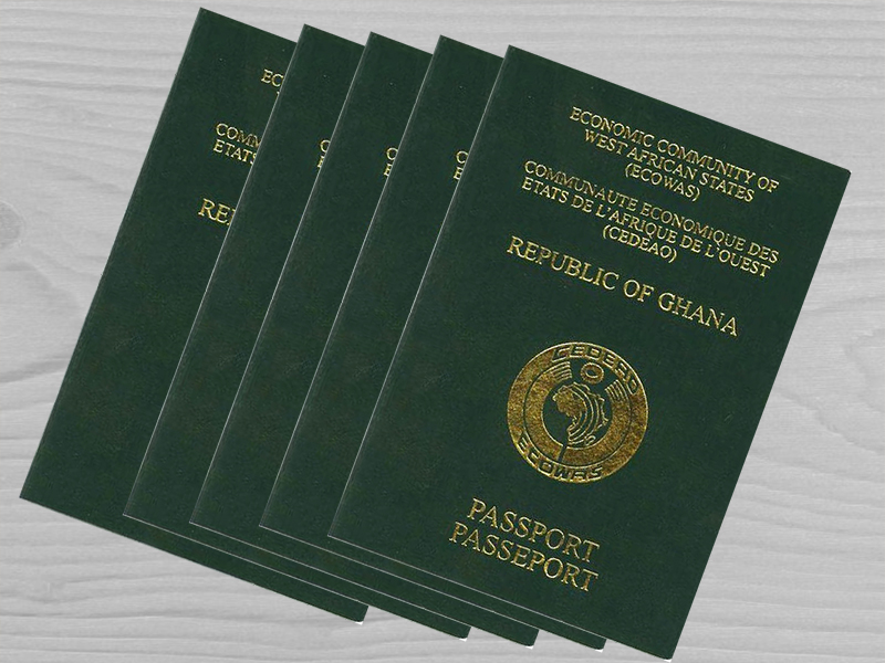 booklets of the Ghanaian passport