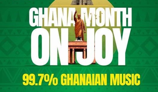 Joy FM will play 99.7% of Ghanaian music during the month of March which is Ghana month
