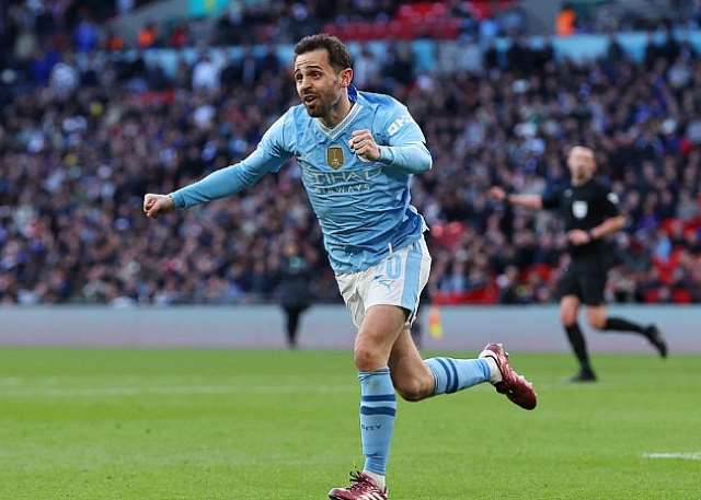 Bernardo Silva scored to send Manchester City to the FA Cup final
