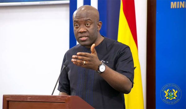 Kojo Oppong Nkrumah says the performance tracker has over 13,000 projects already