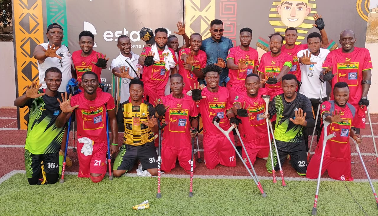 Ghana's Amputee football team the Black Challenge