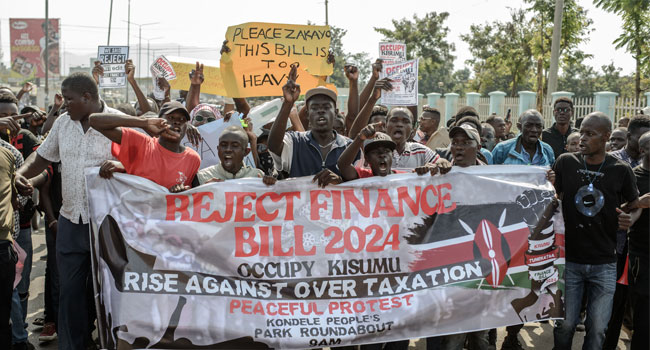 Kenya Gen Z protest against the Finance Bill 2024