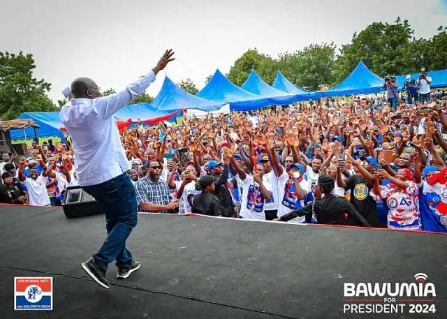 Mahamudu Bawumia at an NPP rally