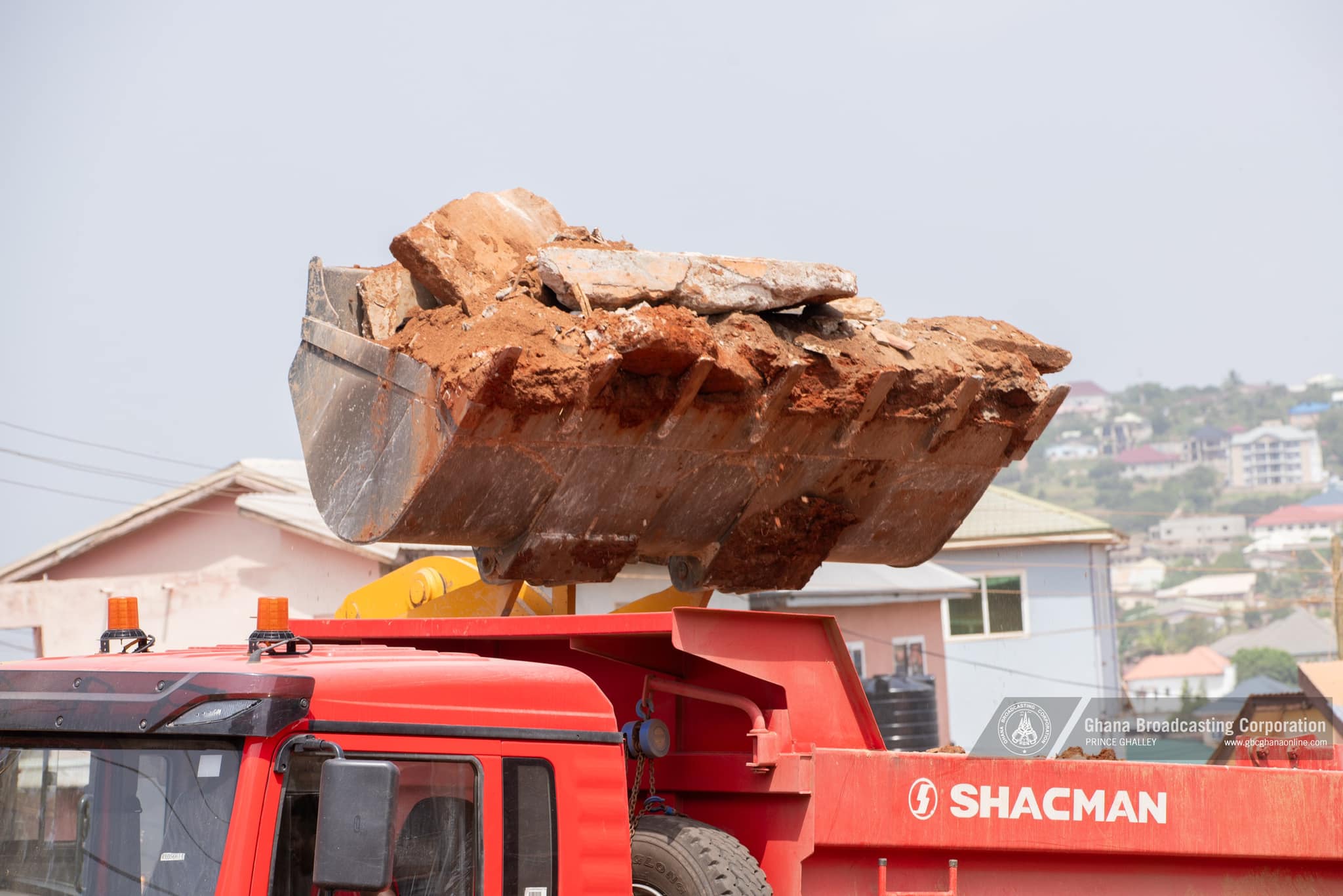 GBC used the police to stop the illegal demolition of its properties by Deputy Information Minister, Sylvester Tetteh